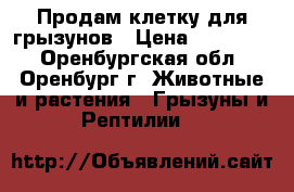Продам клетку для грызунов › Цена ­ 1200-00 - Оренбургская обл., Оренбург г. Животные и растения » Грызуны и Рептилии   
